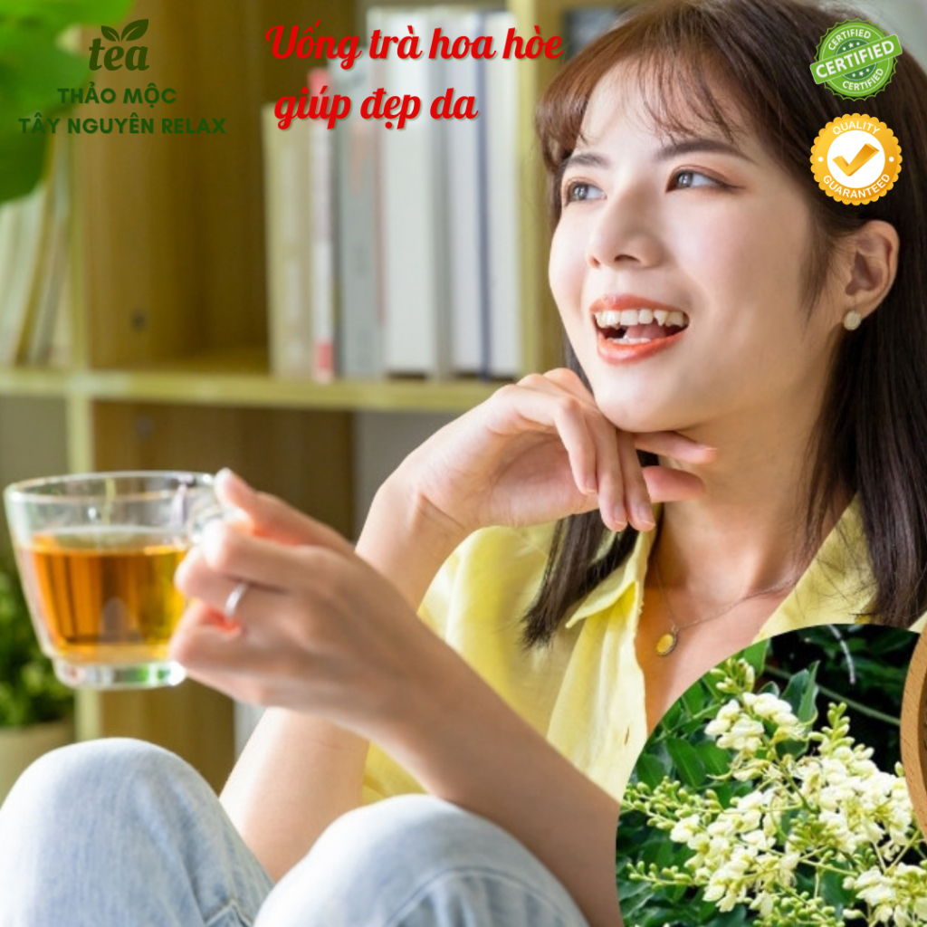 Thượng Hạng 500 Gram Trà Hoa Hòe Nguyên Chất, Thơm Dịu, Thanh Mát, Dễ Uống, Rang Phơi Khô Tự Nhiên