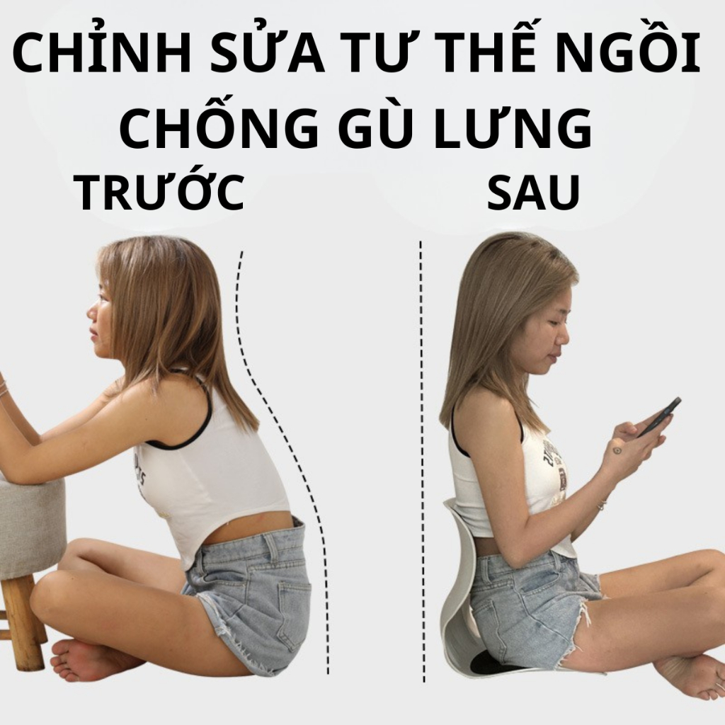 Ghế Điều Chỉnh Dáng Ngồi Thẳng Lưng Công Thái Học, Ghế Văn Phòng Chống Gù, Giảm Áp Lực Cột Sống