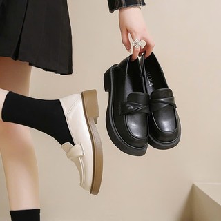 Giày búp bê nữ đế cao oxford Linhl Shop chất da mền dế 3cm phong chách hàn quốc mã 61