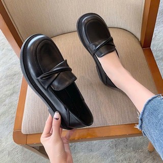 Giày búp bê nữ đế cao oxford Linhl Shop chất da mền dế 3cm phong chách hàn quốc mã 61
