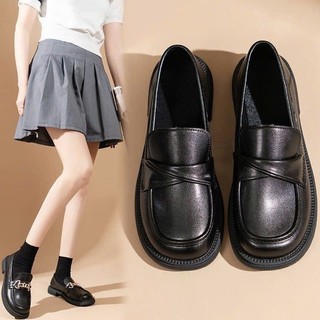 Giày búp bê nữ đế cao oxford Linhl Shop chất da mền dế 3cm phong chách hàn quốc mã 61