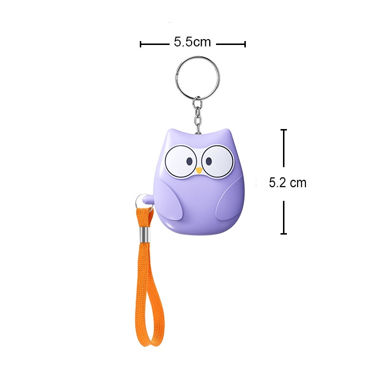 Móc đeo chìa khóa còi hú báo động khẩn cấp âm thanh cường độ lớn 130 DB hỗ trợ bảo vệ trẻ em người già phụ nữ an toàn
