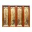 Tranh Đồng Tứ Quý , Dát Vàng Bạc ( 41x1m27 ) - Cửu Diệu Thiên - TQ018