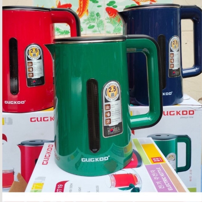 Ấm Siêu Tốc Đun Nước Cuc koo ST19 Dung Tích 2.5l Công Suất 1500w Bình Siêu Tốc 2 Lớp Cách Nhiệt Tự