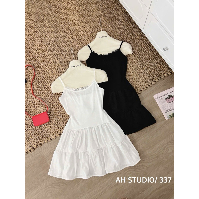 Váy 2 dây bí bồng bềnh