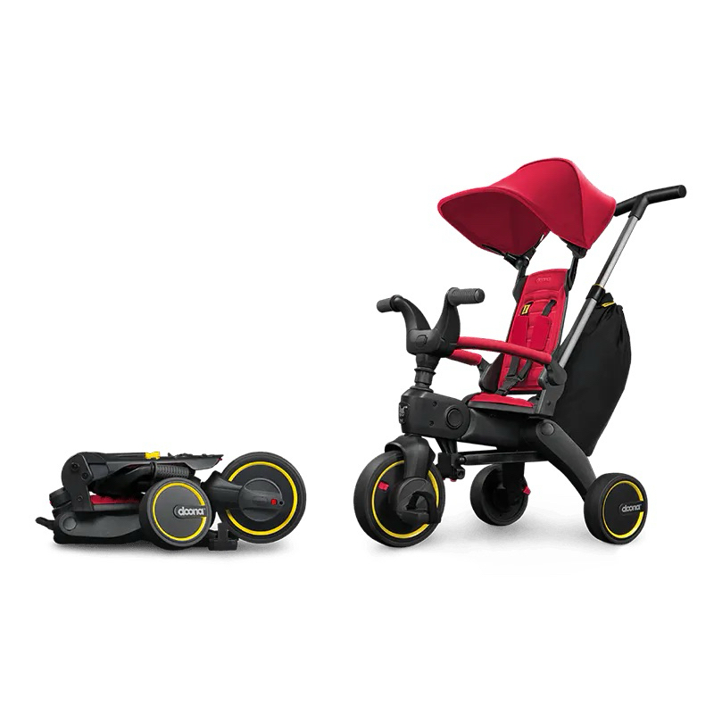 Có Sẵn Xe đẩy xe đạp bánh gấp gọn đa năng in Doona Liki