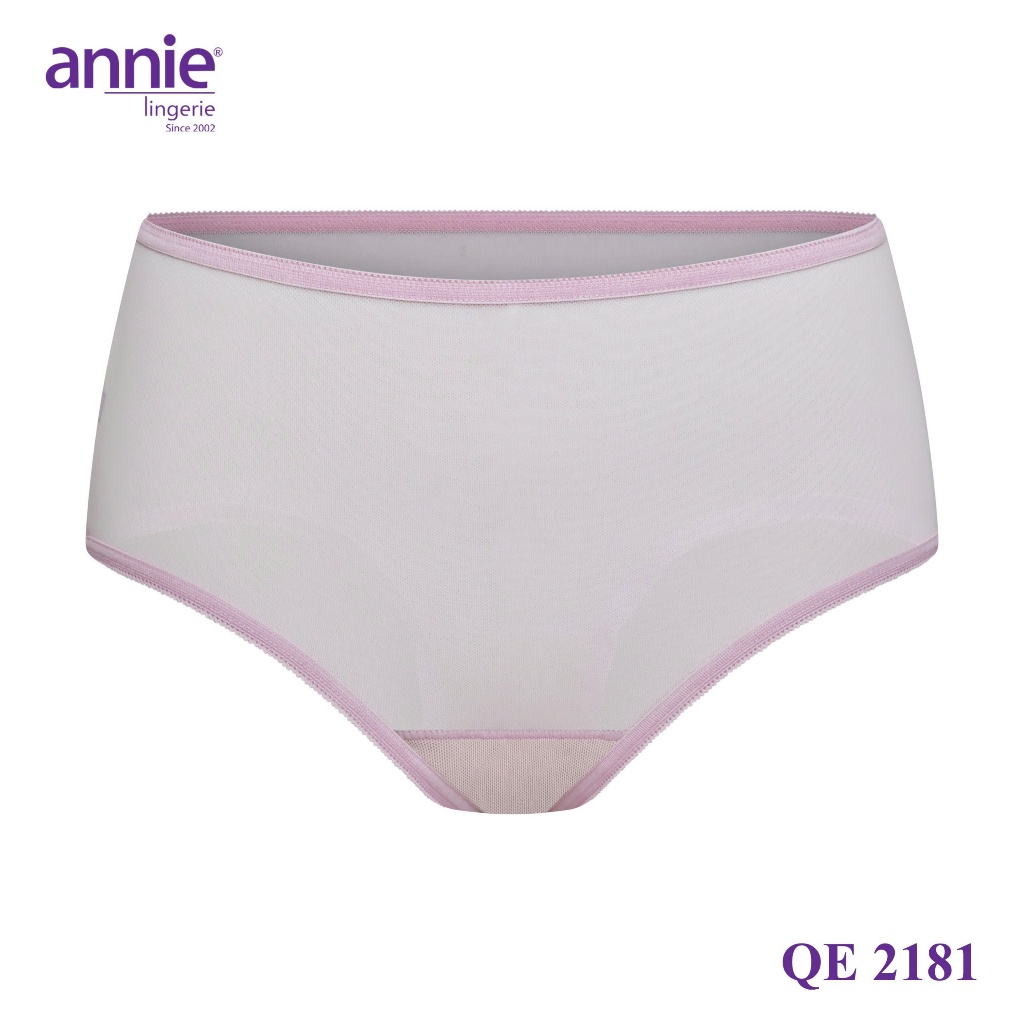 Quần lót lưới nữ annie cao cấp QE 2181-1124 co giãn 4 chiều, lưng trung mặc thoải mái, thoáng mát cả ngày