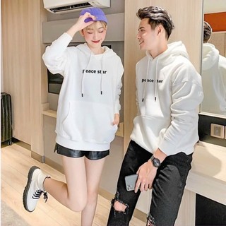 Áo hoodie PEACE nỉ nam nữ unisex chất liệu nỉ có nón chống nắng thoải mái DTB K1