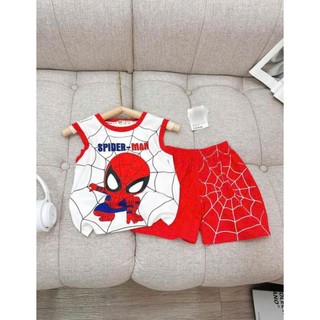 bộ ba lỗ người nhện cho bé 6-18kg