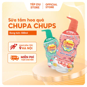 Sữa Tắm CHUPA CHUPS chai 550ml hàng Thái Lan Hương Hoa Quả Thanh Mát - Sữa tắm chupachups Thái Lan đủ màu