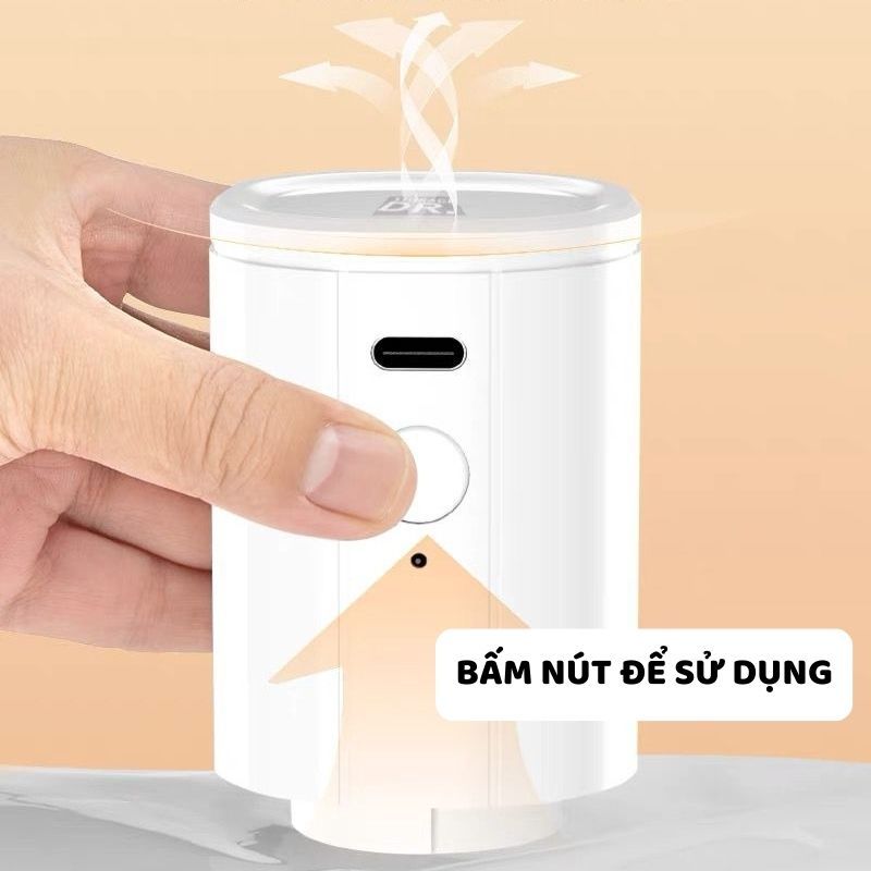 Bơm Điện Hút Chân Không Quần Áo, Chăn Màn, Máy Bơm Điện Siêu Mạnh Nhỏ Gọn Tiện Lợi BomDien010