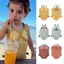 QCCC- Set đồ BIKINI đi biển tặng kèm mũ cho bé cover Hàn Quốc bé từ 8- 15kg