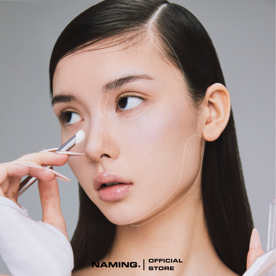 Bảng phấn tạo khối và bắt sáng mịn lì NAMING Fluffy Volume & Shading Duo