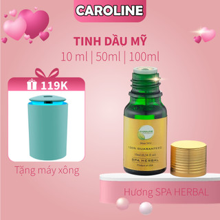 Tinh dầu xông thơm phòng hương nước hoa cao cấp CAROLINE Spa Herbal Full size mini - Chính hãng