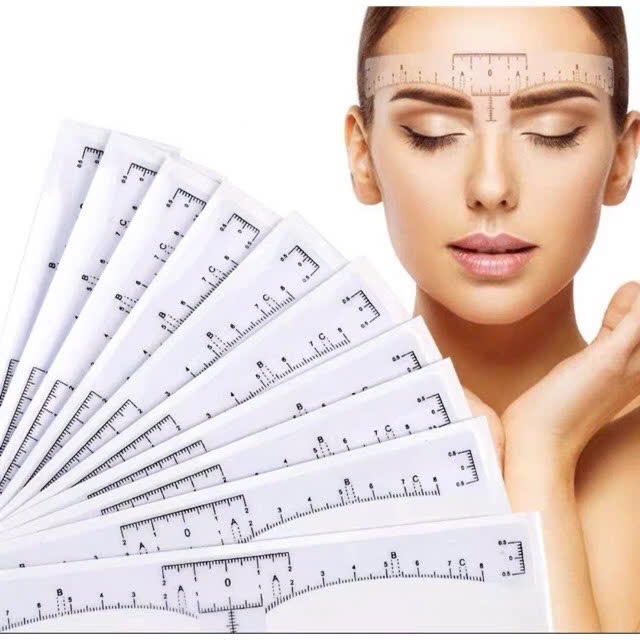 Thước dán giấy định hình chân mày