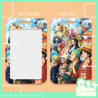 Bao Đựng Thẻ Nhân Viên Nhựa ABS Phong Cách Hoạ Tiết Nhân Vật Anime Manga One Piece Art Thú Vị Luffy Năng Động