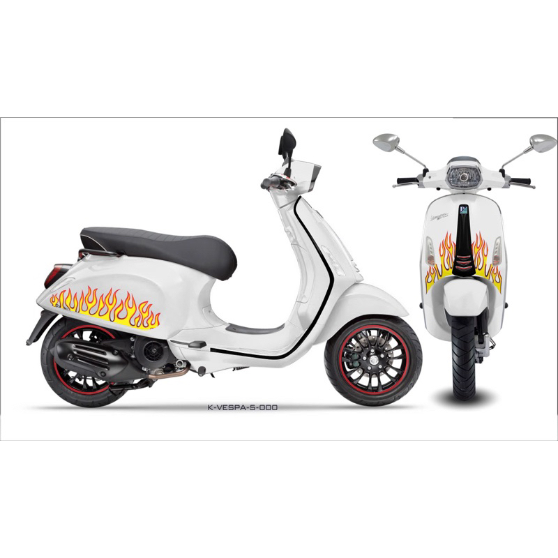 Tem Vespa Justin Bieber siêu đẹp