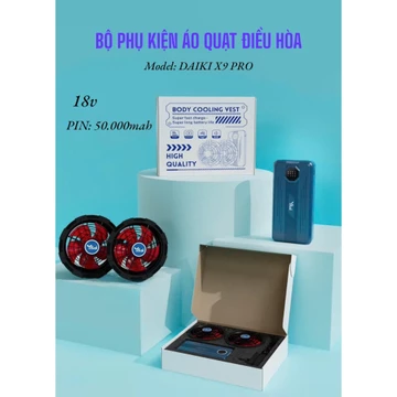 Quạt Áo Điều Hòa, Quạt Áo Điều Hòa, Quạt Lắp Áo Điều Hòa Nhật Bản DAKI Không Chổi Than Chống Nước
