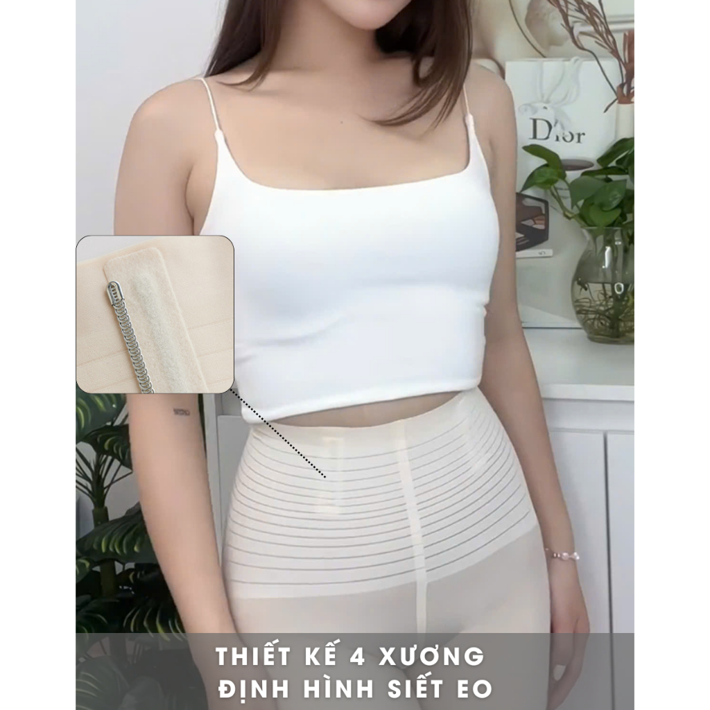 Quần gen bụng mặc váy Callalady tàng hình định hình nâng mông siết eo thon gọn chất liệu đúc su siêu mỏng 22