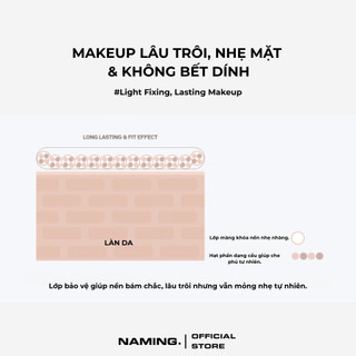 Kem nền che phủ mỏng nhẹ NAMING Layered Cover Foundation SPF35 PA++ 30ml