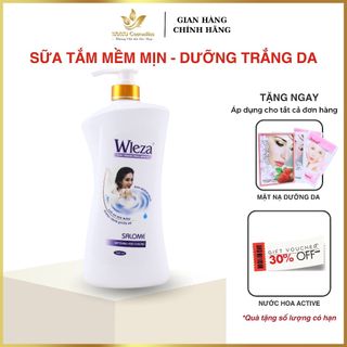 Sữa tắm Hương hoa, Giữ ẩm, Dưỡng sáng da Wleza