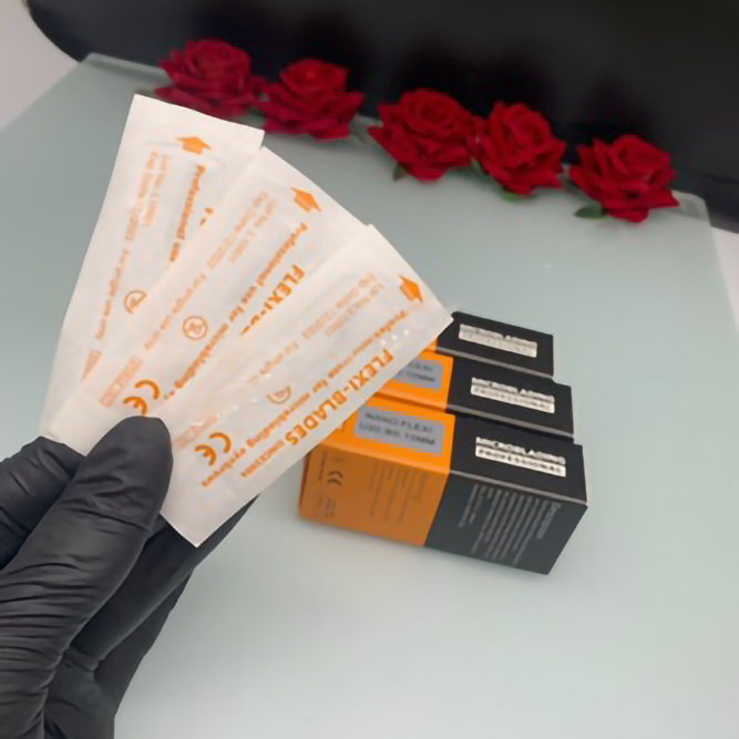 [COMBO 5 CÁI] Lưỡi Nano Flexi điêu khắc chân mày phi 0.15 siêu bén