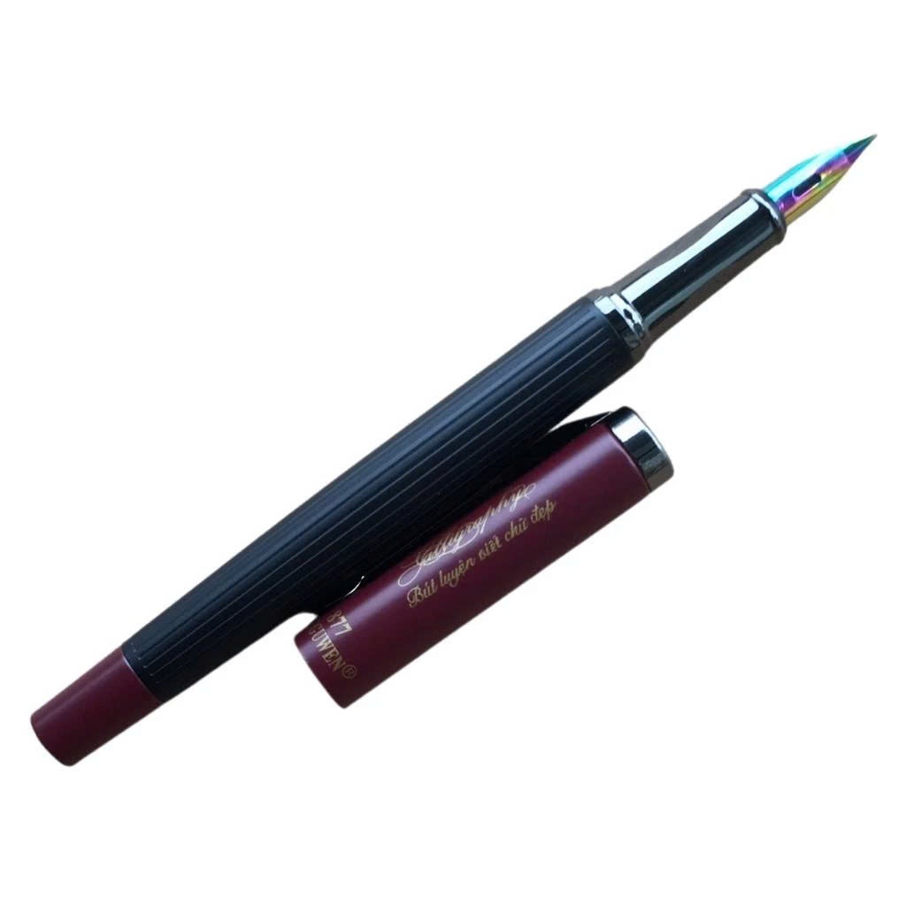 Bút máy luyện chữ đẹp ngòi lá tre tách đôi calligraphy 877-Bút Thanh Đậm