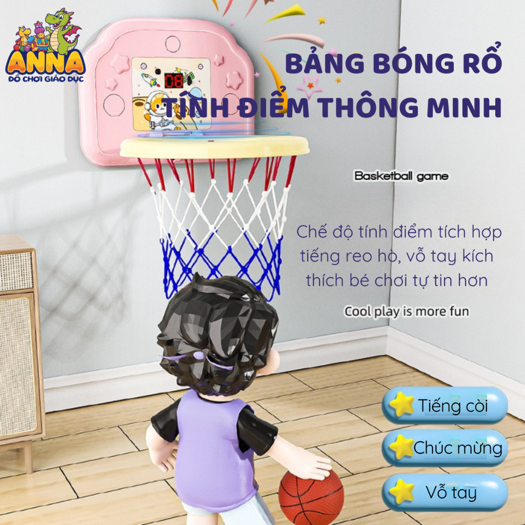 Bảng Bóng Rổ Thông Minh Tính Điểm Tự Động Cho Bé | Shopee Việt Nam