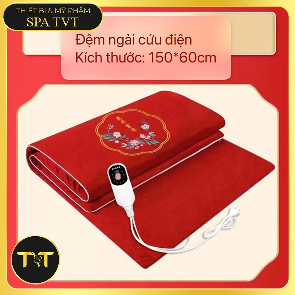THẢM NGẢI CỨU HOA MAI 150x60CM - ĐỆM SƯỞI THẢO DƯỢC, THƯ GIÃN TOÀN THÂN, BH 12 THÁNG