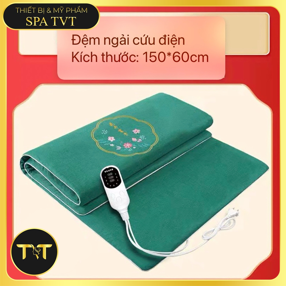 THẢM NGẢI CỨU HOA MAI 150x60CM - ĐỆM SƯỞI THẢO DƯỢC, THƯ GIÃN TOÀN THÂN, BH 12 THÁNG