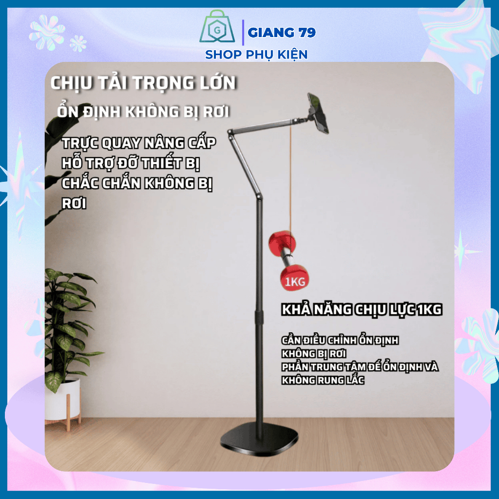 Cây Giá Đỡ Điện Thoại L01 Chuyên Nghiệp/ Chụp hình, livestream
