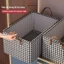 Hộp đựng quần áo họa tiết caro thời trang và tiện ích