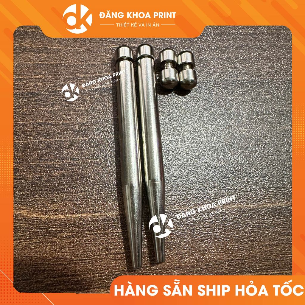 Bộ ốc nhọn inox chân khung ảnh mica (chân nhọn)