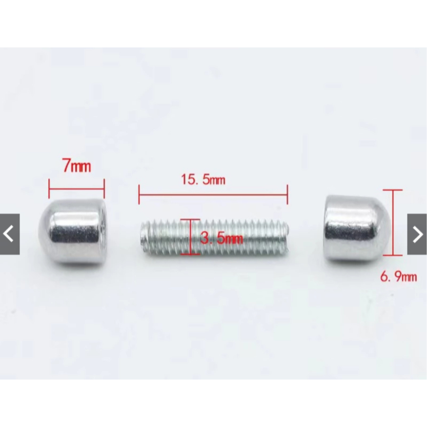 Bộ ốc nhọn inox chân khung ảnh mica (chân nhọn)