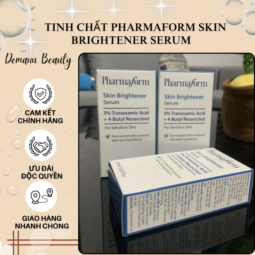 Tinh chất Pharmaform Skin Brightener Serum 3% Tranexamic acid + 5% ...