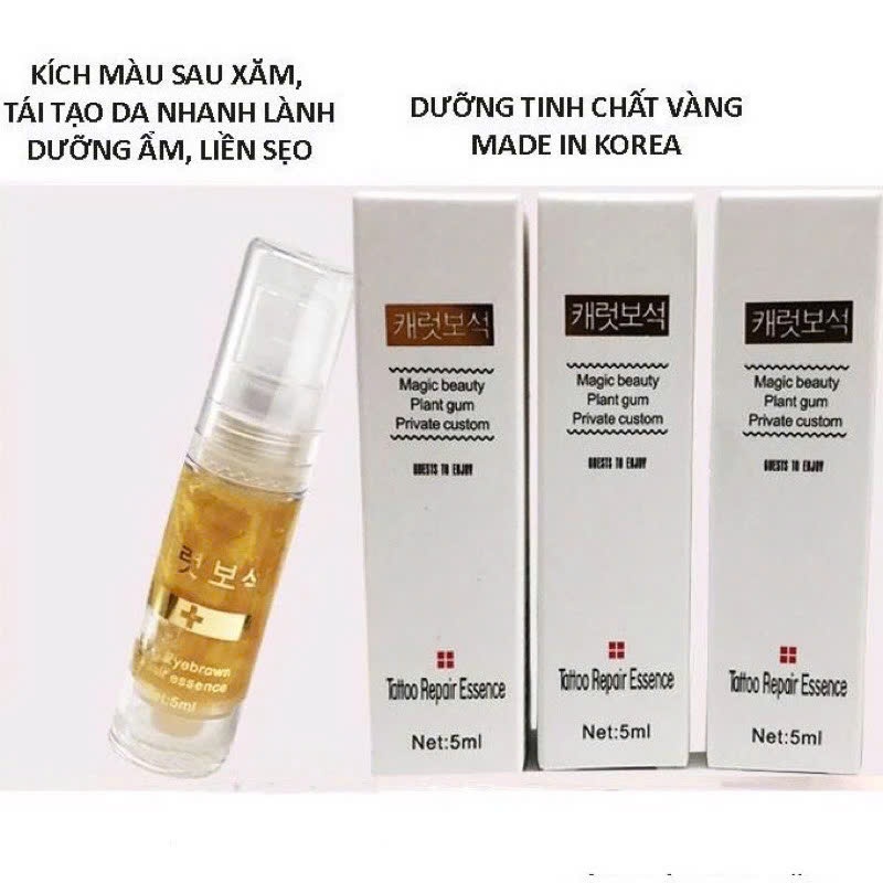 Dưỡng Hàn Vàng 24k Gold dùng cho môi sau xăm 5ml