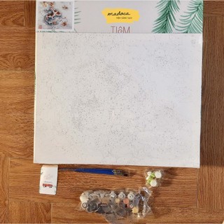 Tranh tô màu 40x50cm có khung Hươu nghệ thuật T361