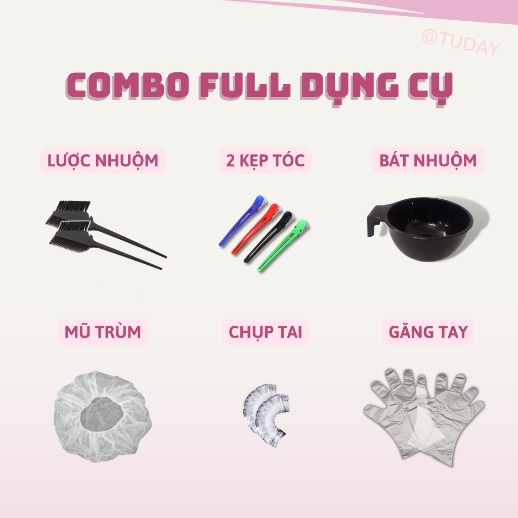 Thuốc Nhuộm Tóc Màu NÂU TÍM Nam Không Cần Tẩy | Tudayhair, Tudayhairs