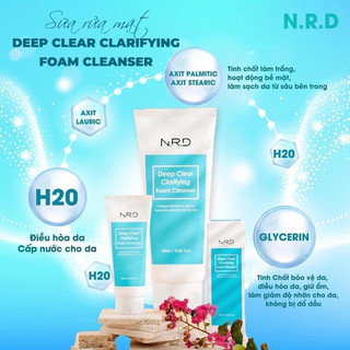 Sữa rửa mặt N.R.D - Kiểm soát nhờn, làm sạch sâu, se khít lỗ chân lông MP0688