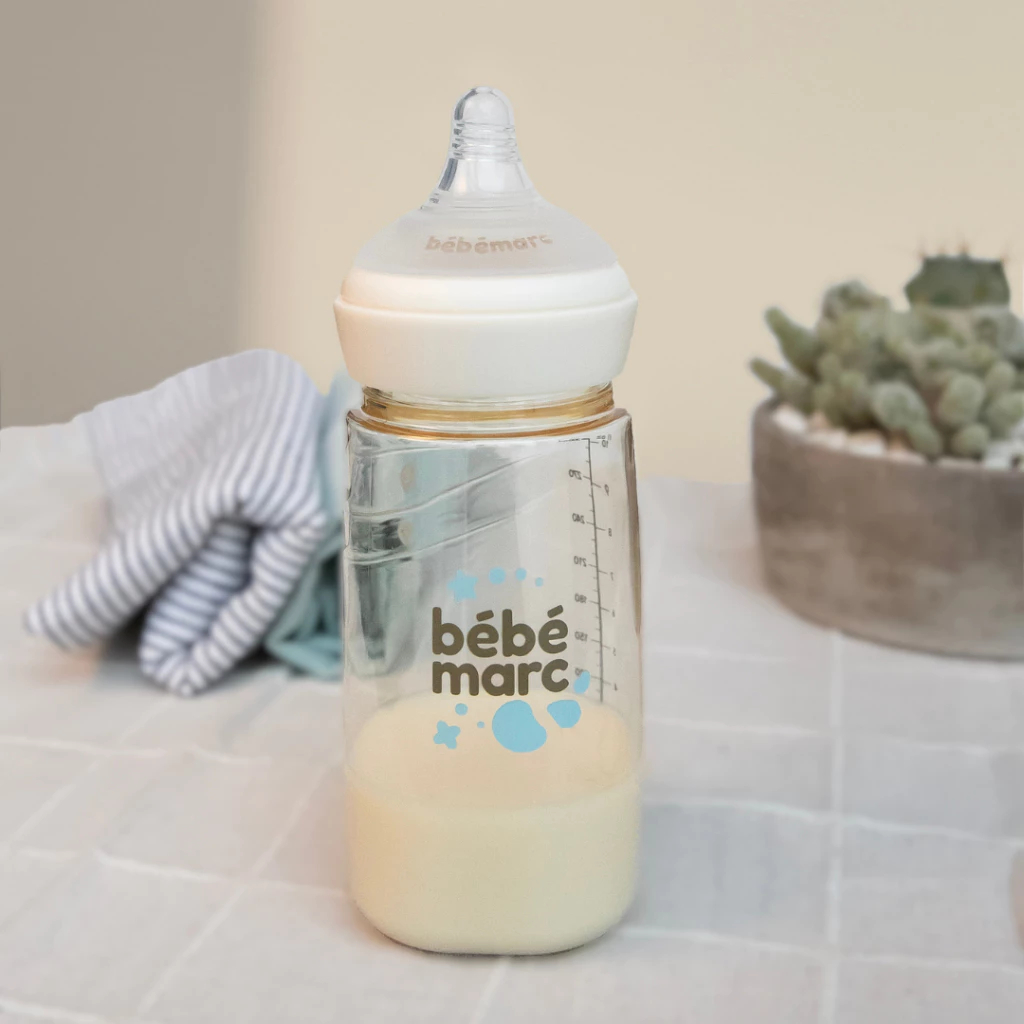 Ảnh Núm Ty Silicone Cao Cấp Kháng Khuẩn Tự Nhiên An Toàn Cho Bé Yêu bébémarc - Nhiều Size (Set 2 Cái) 3