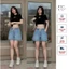 Quần Short Jean Nữ Cạp Cao Chất Jean Mềm Co Giãn Thoải Mái QS137 Nhiều Mẫu Cao Cấp