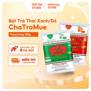 Bột Trà Thái Xanh200g /Đỏ 400g - Bột pha Trà Sữa Thái Lan ChaTraMue - hàng nội địa Thái Lan