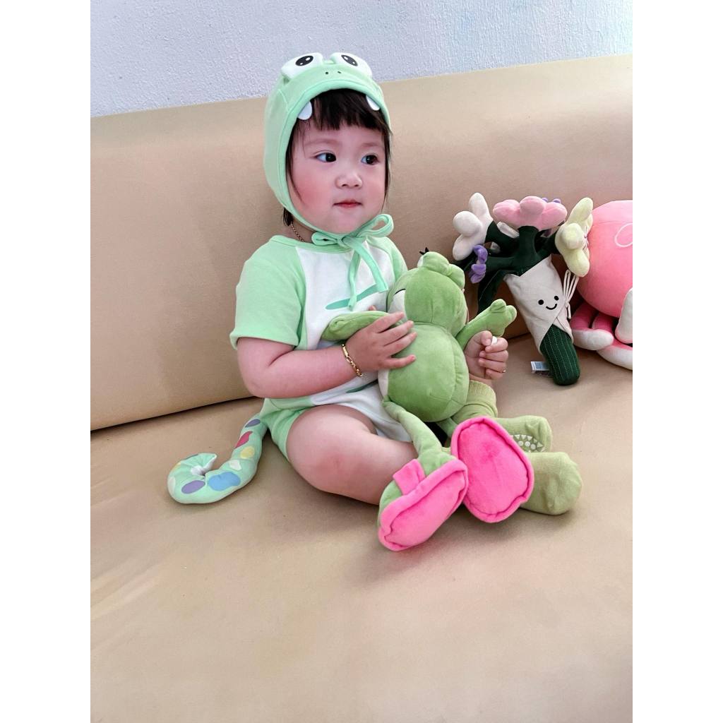 (HÀNG CÓ SẴN) -QCCC- Set Rắn- Bé Na Ất Tỵ kèm mũ tặng kèm tất trắng cover Uhorang Hàn Quốc cho bé gái,bé trai từ 5-13kg