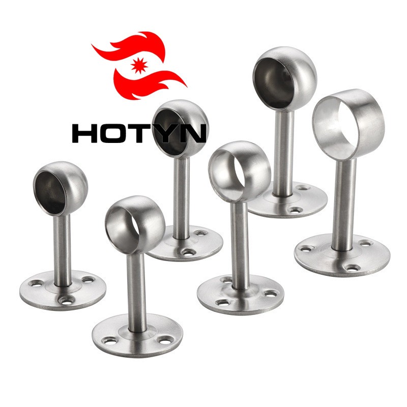 Bát đỡ thanh treo inox tròn dày đặc bằng inox, giá đỡ cố định thanh ...