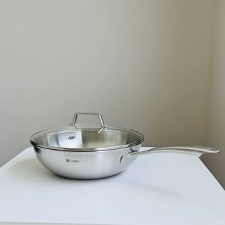 Chảo Lunkai Sâu Lòng 30cm Kèm Nắp Kính LK60, Chảo Quánh Sâu Lòng Size Đại
