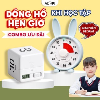 Đồng hồ Pomodoro đếm ngược Mopi quản lý thời gian hẹn giờ nấu ăn, tập thể dục, tập trung làm việc