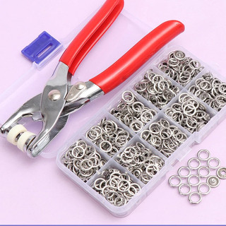 Bộ Kìm Bấm Khuy Cúc Quần Áo Kèm 100 Chi Tiết Cúc Bấm Đa Năng Nhỏ Gọn Dễ Sử Dụng 88620