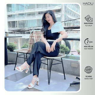 Giày Nữ Đế Cao 9P Gót Vuông Quai Ngang ARES HADU MM956 Đế Đúp Sườn Kép Bảo Hành 12T