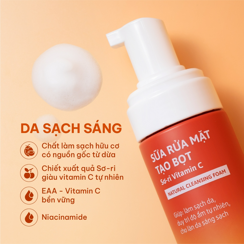 Ảnh Bộ Chăm Sóc Da 2 Bước Nước Tẩy Trang Và Bọt Rửa Mặt Mọi Loại Da Cỏ Mềm 300gr 4