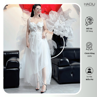 Cao Gót Nữ Đính Đá 9P Quai Ngang HADU MM958 Sang Trọng Thanh Lịch Bảo Hành 12T